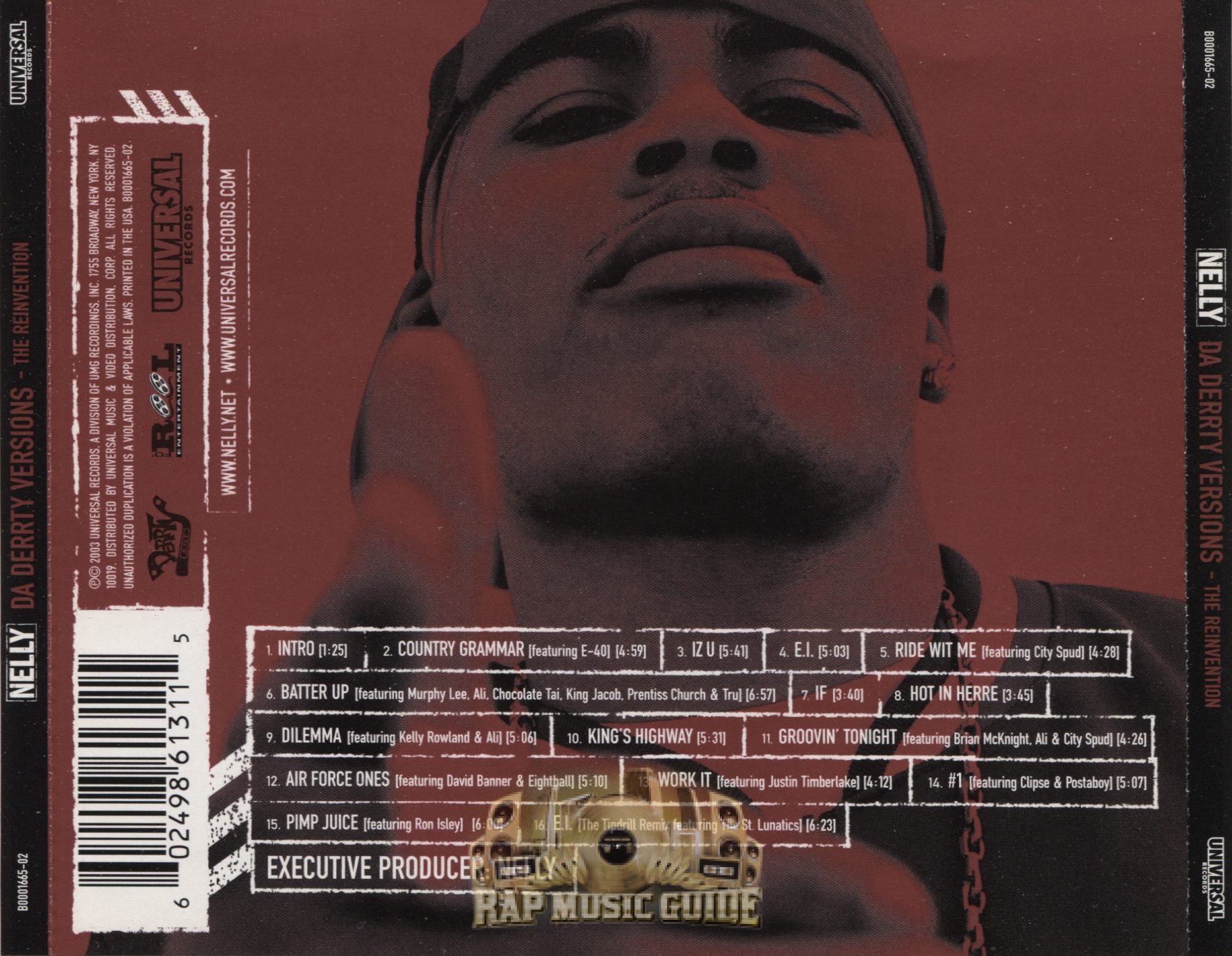 Nelly - Da Derrty Versions: The Reinvention: CD | Rap Music Guide